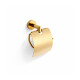 CLASSIC - Toiletrolhouder / met beschermkap / goudglans #1