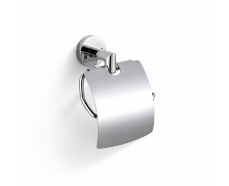 CLASSIC - Toiletrolhouder / met beschermkap / chroom