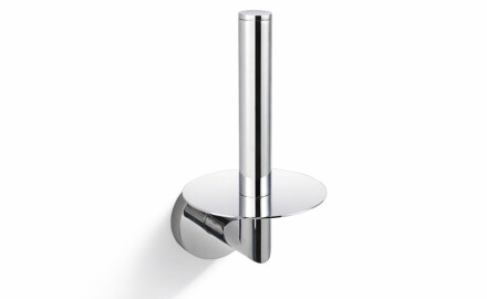 CLASSIC - Houder met rozet voor een reserverol toiletpapier / chroom