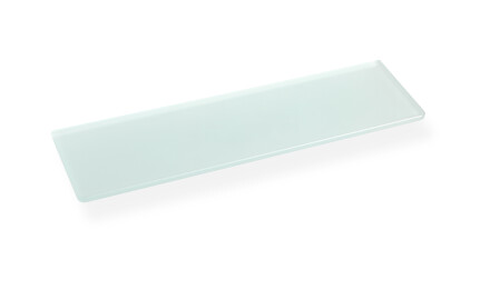 CLASSIC - Plank 50 voor onder de spiegel, zonder handgrepen / mat glas