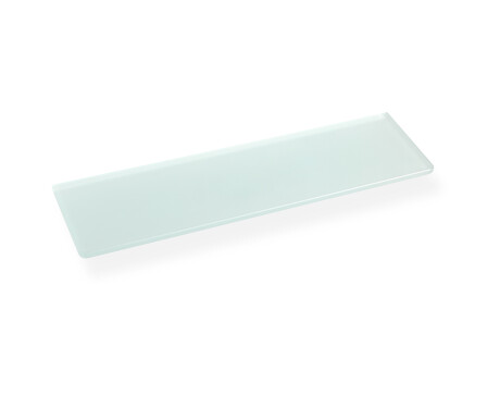 CLASSIC - Plank 50 voor onder de spiegel, zonder handgrepen / mat glas