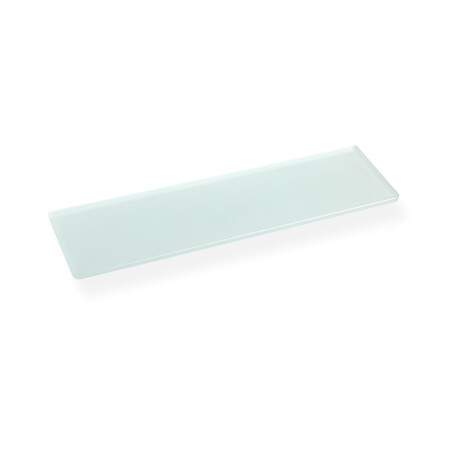 CLASSIC - Plank 50 voor onder de spiegel, zonder handgrepen / mat glas #1