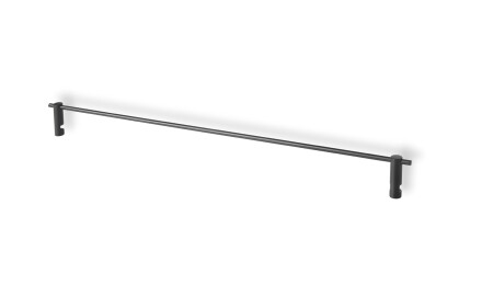 CLASSIC-Reling 50 voor glazen plank 07.80160 / matzwart
