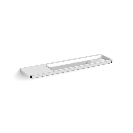 NEXT - Drievoudige houder met plank / * glas apart te bestellen / chroom #1