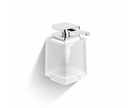 NEXT - Dispenser voor vloeibare zeep, zonder houder / chroom, mat glas