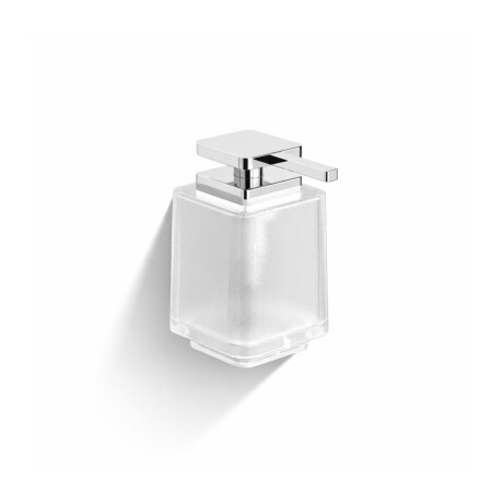 NEXT - Dispenser voor vloeibare zeep, zonder houder / chroom, mat glas #1