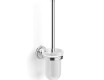 MONACO – Hangende toiletborstel / chroom, mat glas