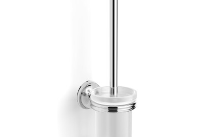 MONACO – Hangende toiletborstel / chroom, mat glas
