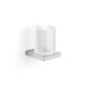 KOBE - Houder met beker / chroom, mat glas #1
