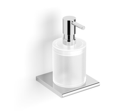 MILANO - Dispenser voor vloeibare zeep / chroom, mat glas