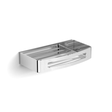 Mand 22x12x4 / Lift & Clean™-bevestiging / gepolijst staal #1