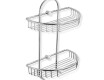 Dubbele mand / chroom
