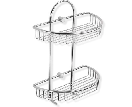 Dubbele mand / chroom