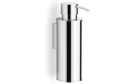 Vloeibare zeepdispenser 0,25 l / rond / chroom