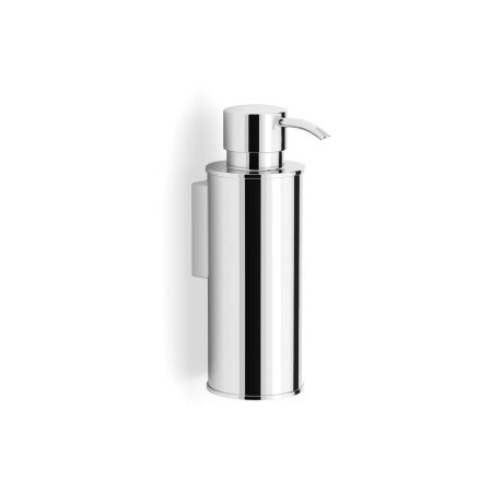 Vloeibare zeepdispenser 0,25 l / rond / chroom #1