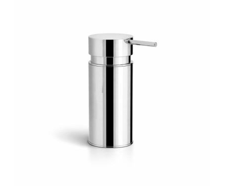 Vloeibare zeepdispenser 0,15 l / rond, voor op het aanrecht / chroom