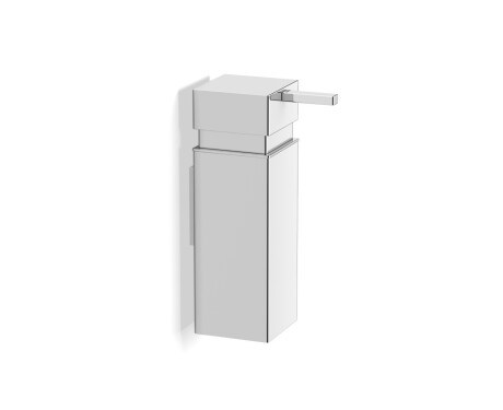 Vloeibare zeepdispenser 0,25 l / vierkant / chroom