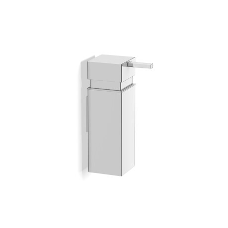 Vloeibare zeepdispenser 0,25 l / vierkant / chroom #1