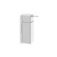 Vloeibare zeepdispenser 0,25 l / vierkant / chroom #1
