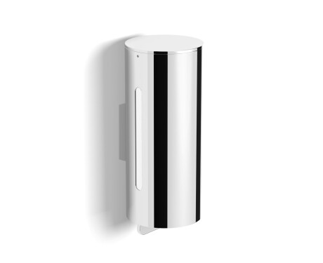 Vloeibare zeepdispenser 0,5 l / onderaan geplaatste doseermechanisme / chroom