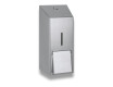 Vloeibare zeepdispenser 0,8 l, serie R1 / geborsteld staal