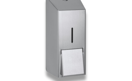 Vloeibare zeepdispenser 0,8 l, serie R1 / geborsteld staal