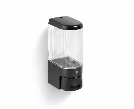Vloeibare zeepdispenser 0,25 l / ABS, glanzend zwart