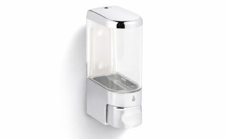 Vloeibare zeepdispenser 0,25 l / ABS, verchroomd