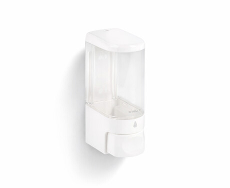 Vloeibare zeepdispenser 0,25 l / ABS, wit glanzend