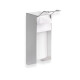 Dispenser voor desinfectievloeistof 0,5 l met elleboogknop / mat aluminium #1