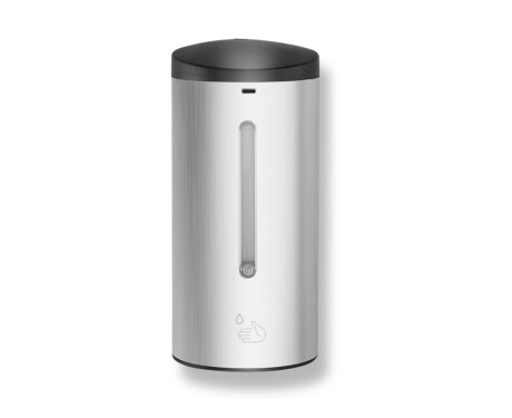 Automatische, contactloze dispenser voor vloeibare zeep/desinfectiegel 0,7 l / satijn