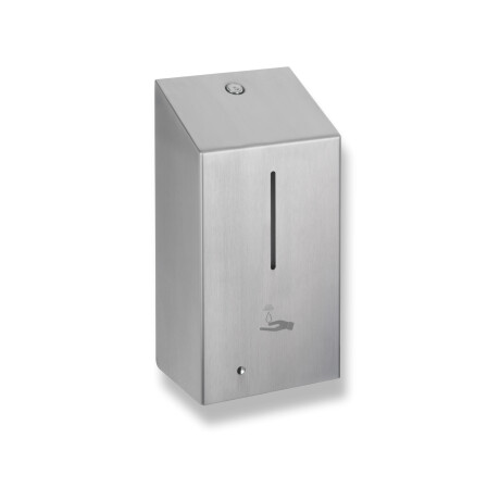 Automatische, contactloze vloeibare zeepdispenser 1,0 l, serie R1 / geborsteld roestvrij staal #1
