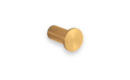 Enkele handdoekhaak / geborsteld goud