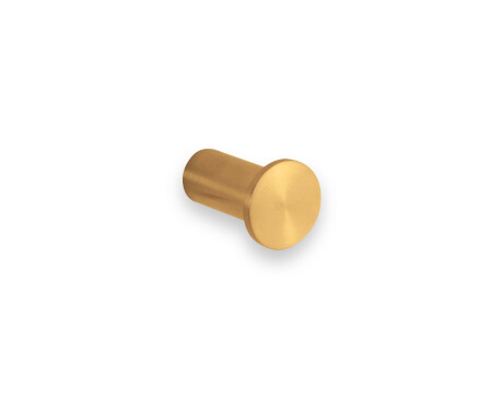 Enkele handdoekhaak / geborsteld goud
