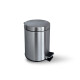 STANDARD ronde pedaalemmer 3 L, soft close / gesatineerd staal #1