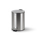 BUDGET ronde pedaalbak 3 L, soft close / roestvrij staal, satijnafwerking #1