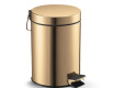 STANDARD ronde pedaalemmer 5 L, soft close / goudglans