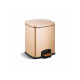 PREMIUM rechthoekige pedaalemmer 5 L, soft close / champagne #1