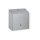 Vierkante toiletrolhouder voor rollen met een maximale diameter van 19 cm, serie R10 / geborsteld roestvrij staal #1