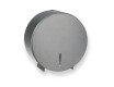 Ronde toiletrolhouder voor rollen met een maximale diameter van 19 cm, serie R1 / geborsteld roestvrij staal