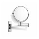 Make-upspiegel, recht / 3x vergroting, rond, kantelbaar, dubbele beweegbare arm / chroom #1