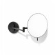 Make-upspiegel met 3x vergroting, rond, kantelbaar, dubbele beweegbare arm / matzwart #1