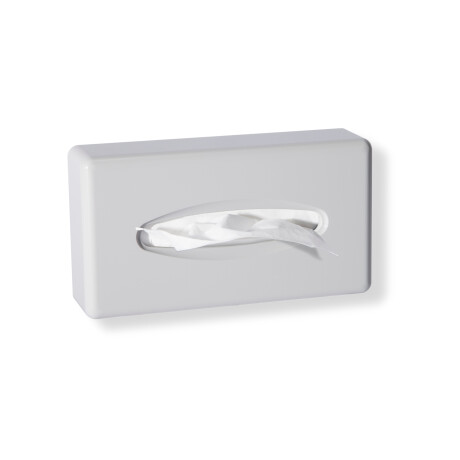 Dispenser voor papieren zakdoekjes / ABS, wit glanzend #1