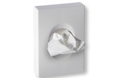 Dispenser voor hygiënezakjes / ABS, wit glanzend