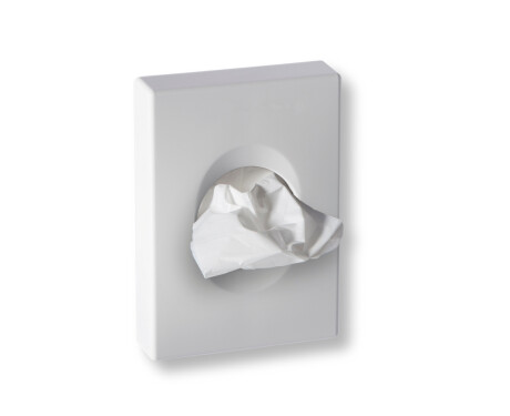 Dispenser voor hygiënezakjes / ABS, wit glanzend