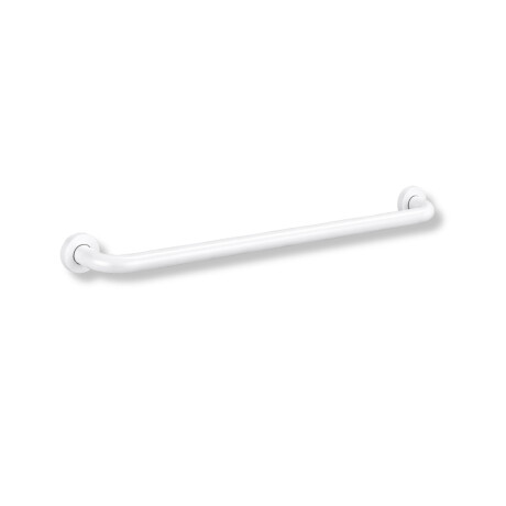 Steunleuning voor mensen met een beperking, Ø32, recht, STANDARD – 80 cm / roestvrij staal, matwit #1
