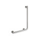 Steunleuning voor mensen met een beperking Ø32 STANDARD type L, 55 x 77 links / geborsteld roestvrij staal #1