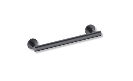 Steunleuning voor mensen met een beperking, Ø32, recht, PREMIUM – 40 cm / roestvrij staal, matzwart