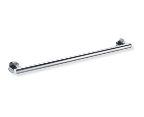 Steunleuning voor mensen met een beperking, Ø32, recht, PREMIUM – 80 cm / gepolijst roestvrij staal
