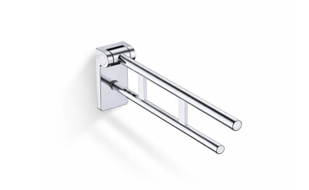 Steunleuning voor mensen met een beperking, Ø32, kantelbaar, PREMIUM - 60 cm / gepolijst roestvrij staal